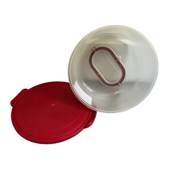 Mainstays Kitchen Mainstays 9 Inch Cake Carrier Set Clear Pink